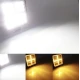 Set 2 Proiectoare LED Auto 114W Lumina Alba si Semnal Galben Off Road