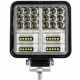 Set 2 Proiectoare LED Auto 114W Lumina Alba si Semnal Galben Off Road