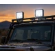 Set 2 Proiectoare LED Auto 114W Lumina Alba si Semnal Galben Off Road