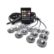 Lumini Ambientale Auto Starlight LED RGB cu Telecomanda