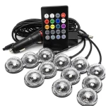 Lumini Ambientale Auto Starlight LED RGB cu Telecomanda