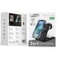 Incarcator Wireless 3 in 1 Andowl A20 de 20W Statie de incarcare pentru Telefon Smartwatch si Casti
