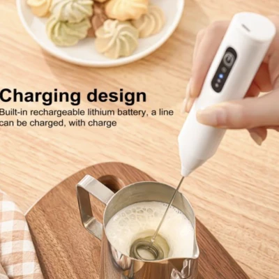 Mixer Electric de mana Andowl Q MF11 reincarcabil USB 3 Viteze 5W 500mAh Spuma de Lapte Cafea