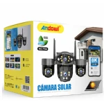 Camera de Supraveghere Solara TS4 8K de Exterior cu Panou Solar Conectare Wireless