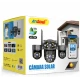 Camera de Supraveghere Solara TS4 8K de Exterior cu Panou Solar Conectare Wireless