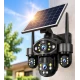 Camera de Supraveghere Solara TS4 8K de Exterior cu Panou Solar Conectare Wireless