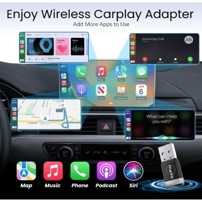 Adaptor Wireless CarPlay Andowl CA2 USB Conversie CarPlay