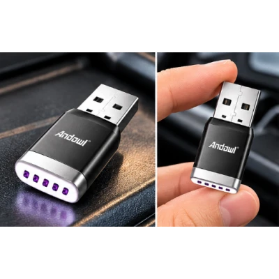 Adaptor Wireless CarPlay Andowl CA2 USB Conversie CarPlay