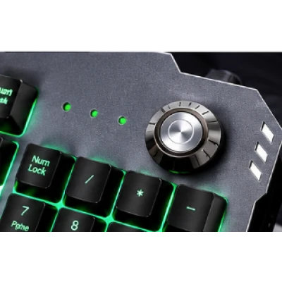 Kit Gaming Andowl OK300 2 in 1 Tastatura cu Mouse Iluminare RGB Design Mecanic