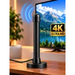 Antena TV digitala de interior 4K DVB T neagra Andowl Q A120