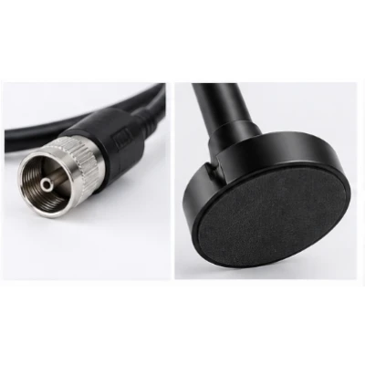 Antena TV digitala de interior 4K DVB T neagra Andowl Q A120