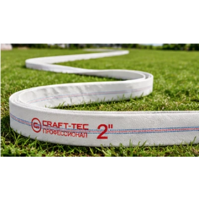 Furtun pompier 2'' de 20 m 8 bari alb fara cuple MX451