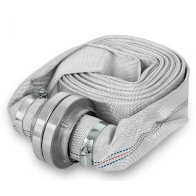 Furtunul de pompier 2'' de 20 m 8 bari alb cu cuple MX452