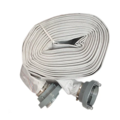 Furtunul de pompier 2'' de 20 m 8 bari alb cu cuple MX452