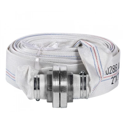 Furtunul de pompier 2'' de 20 m 8 bari alb cu cuple MX452