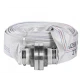 Furtunul de pompier 2'' de 20 m 8 bari alb cu cuple MX452