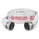 Furtunul de pompier 2'' de 20 m 8 bari alb cu cuple MX452