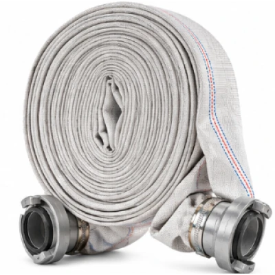 Furtunul de pompier 2'' de 20 m 8 bari alb cu cuple MX452