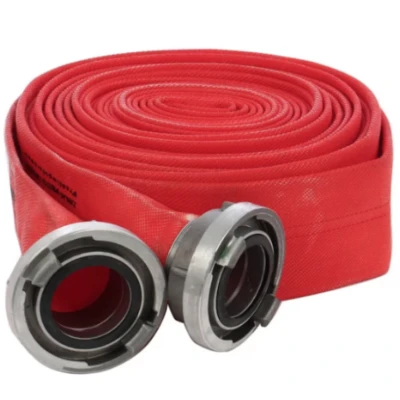 Furtun Pompier 2" de 20M 8 Bari Rosu cu Cuple Premium LIDER MX956