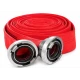Furtun Pompier 2" de 20M 8 Bari Rosu cu Cuple Premium LIDER MX956
