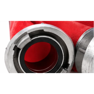 Furtun Pompier 2" de 20M 8 Bari Rosu cu Cuple Premium LIDER MX956