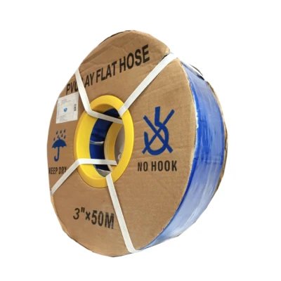 Furtun apa refulare Flat PVC 3" de 50 m albastru CRAFT TEC MX391
