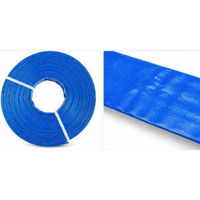 Furtun apa refulare Flat PVC 3" de 50 m albastru CRAFT TEC MX391