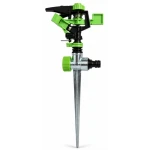 Aspersor PLASTIC cu suport metal cu 6 moduri dispersie prin bataie MX252
