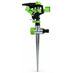 Aspersor PLASTIC cu suport metal cu 6 moduri dispersie prin bataie MX252