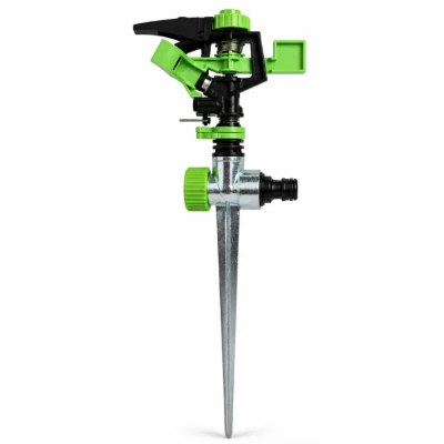 Aspersor PLASTIC cu suport metal cu 6 moduri dispersie prin bataie MX252