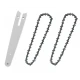 Set Lama + 2 Lanturi CraftTec pentru fierastrau electric 8 inch 45DL MX1077