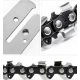 Set Lama + 2 Lanturi CraftTec pentru fierastrau electric 8 inch 45DL MX1077