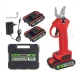 Foarfeca electrica de gradina 2 acumulatori 48V 5Ah lama SK5 diametru taiere 25mm Brushless Crafttec MX1220