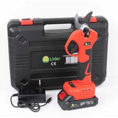 Foarfeca electrica gradina 2 acumulatori 48V 5Ah lama SK5 diametru taiere 40mm Brushless MX808
