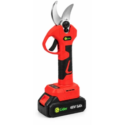 Foarfeca electrica gradina 2 acumulatori 48V 5Ah lama SK5 diametru taiere 40mm Brushless MX808