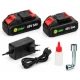 Foarfeca electrica gradina 2 acumulatori 48V 5Ah lama SK5 diametru taiere 40mm Brushless MX808