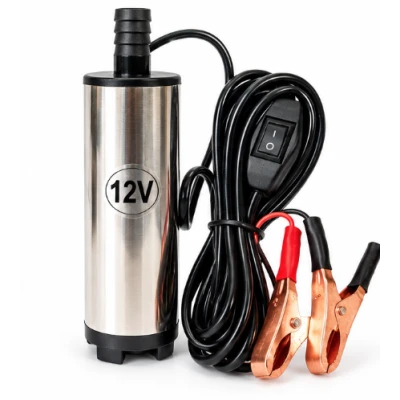 Pompa transfer lichide MX001 de 12V putere 60W pentru motorina si ulei