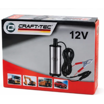 Pompa transfer lichide MX001 de 12V putere 60W pentru motorina si ulei
