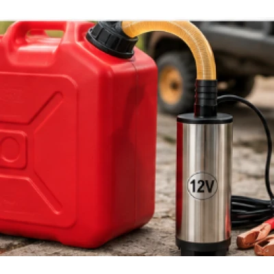 Pompa transfer lichide MX001 de 12V putere 60W pentru motorina si ulei