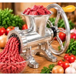 Masina tocat carne manuala nr 22 aluminiu 2250g Lider Premium MX971