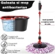 UB Set Mop Rotativ Cuva din Inox 4 Rezerve Diferite + Perie Rosturi Covoare Incluse