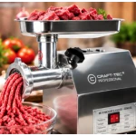 Masina de tocat carne profesionala CraftTec MK8 2500W 100 Kg/h inox accesorii incluse MX709