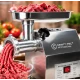 Masina de tocat carne profesionala CraftTec MK8 2500W 100 Kg/h inox accesorii incluse MX709