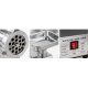 Masina de tocat carne profesionala CraftTec MK8 2500W 100 Kg/h inox accesorii incluse MX709