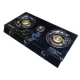 Plita gatit / aragaz din STICLA cu 3 arzatoare 3081 Crafttec MX136