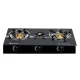 Plita gatit / aragaz din STICLA cu 3 arzatoare 3081 Crafttec MX136