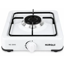 Plita gatit / aragaz portabil emailat cu 1 arzator Nurgaz ALB MX1520