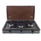 Plita gatit / aragaz portabil emailat cu 3 arzatoare Nurgaz MX1522