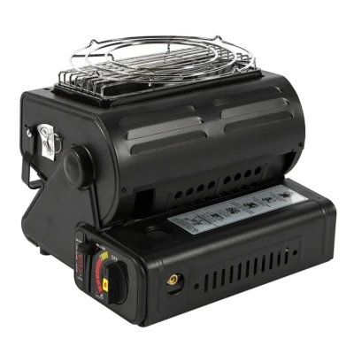 Aragaz portabi/Incalzitor camping 2 in 1 de 1.3kw Happy Home MX1115