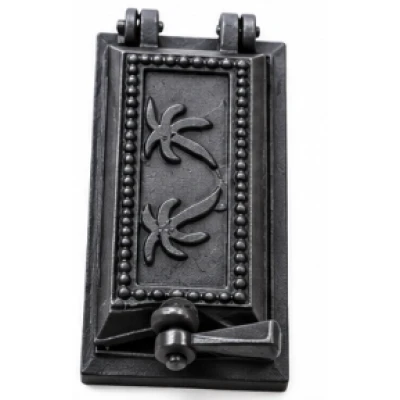 Set Usi pentru Soba Negre din Fonta Usa mare si cenusar MX1927